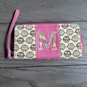 Union bay wallet wristlet purse.  Letter M.